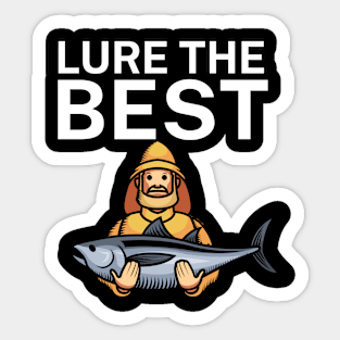 Lure the Best Sticker